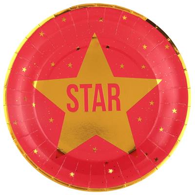 PIATTI 23 CM HOLLYWOOD STAR 10 PZ