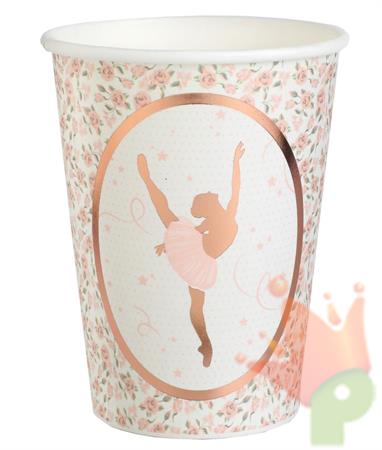 BICCHIERI 266 ML PINK BALLERINA 10 PZ