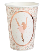 BICCHIERI 266 ML PINK BALLERINA 10 PZ