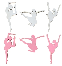 CORIANDOLI DA TAVOLA BALLERINE 10 PZ