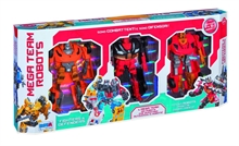 MEGA TEAM ROBOTS PLAYSET 3 ROBOTS