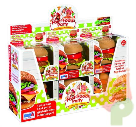 SCATOLA HAMBURGER FAST FOOD