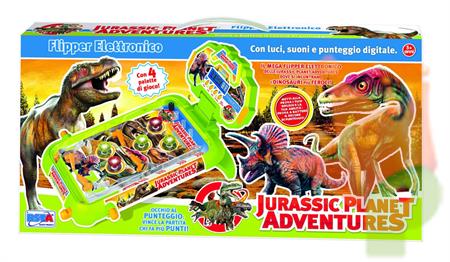 FLIPPER ELETTRONICO JURASSIC PLANET