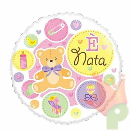 PALLONCINO MYLAR 18INCH E' NATA