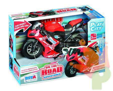 MOTOCICLETTA SUONO/LUCI RETROCARICA