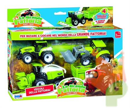 VEICOLI AGRICOLI + CARRO RETRORICARICA 3 PZ