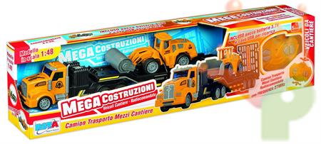 CAMION MEGA COSTRUZIONI RADICOMANDATA CON BENNA