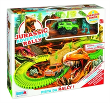 PISTA JURASSIC ADVENTURES CON PICK UP E DINOSAURI