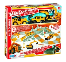 PISTA MEGA COSTRUZIONI 3 VEICOLI 180 PZ