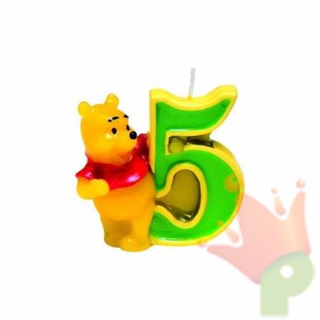 CANDELINA NUMERO 5 WINNIE THE POOH
