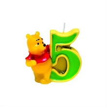 CANDELINA NUMERO 5 WINNIE THE POOH