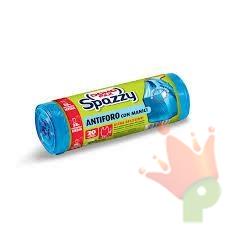 SACCHETTI ANTIFORO CON MANICI 28lt MELA VERDE 15PZ