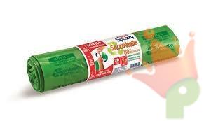 SACCO VERDE 70x105cm 110LT 10 PZ