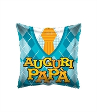 PALLONCINO MYLAR 18INCH AUGURI PAPA'