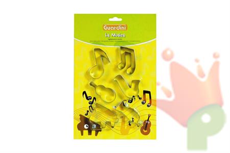 SET 6 TAGLIABISCOTTI MUSICA