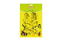 SET 6 TAGLIABISCOTTI MUSICA