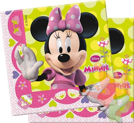 Tovaglioli 33x33cm 2v Minnie da 20 pz