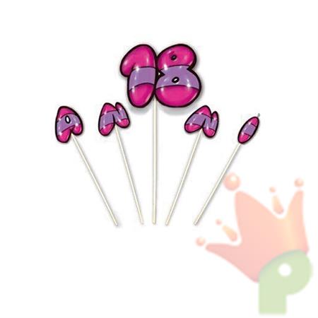 CANDELINE 18 ANNI FUCSIA