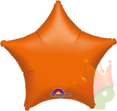 PALLONCINO MYLAR 18INCH STELLA ARANCIONE