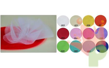 CERCHI TULLE 24CM AZZURRO 100PZ