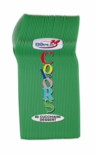 CUCCHIAINI DESSERT 12CM VERDE 40PZ