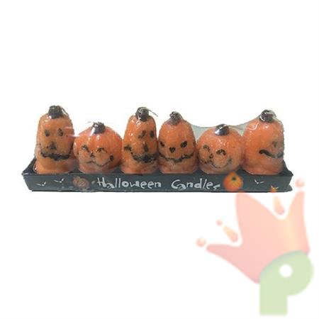 CANDELE ZUCCA HALLOWEEN 6PZ