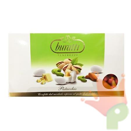 CONFETTI TENEREZZE 1KG PISTACCHIO ROSSO