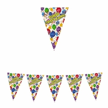 FESTONE BANDIERINE BUON COMPLEANNO HAPPY BALLOON 6MT