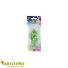 Candelina Verde Fluo n. 6