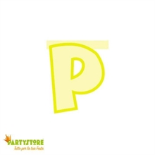 LETTERA PARTY P GIALLA