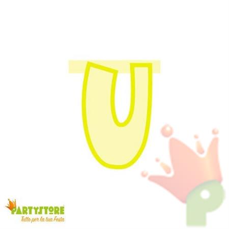 LETTERA PARTY U GIALLA