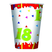 BICCHIERI 18 ANNI 200 CC 10 PZ