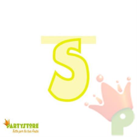 LETTERA PARTY S GIALLA
