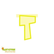 LETTERA PARTY T GIALLA