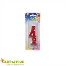 Candelina Rosso n. 4