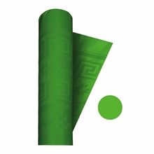 TOVAGLIA DAMASCATA 1.20 x 7 mt VERDE MELA