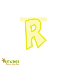 LETTERA PARTY R GIALLA