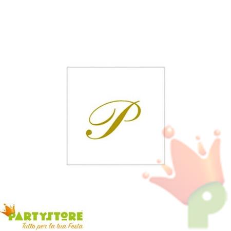 TOVAGLIOLI LETTERA P 25X25 20PZ