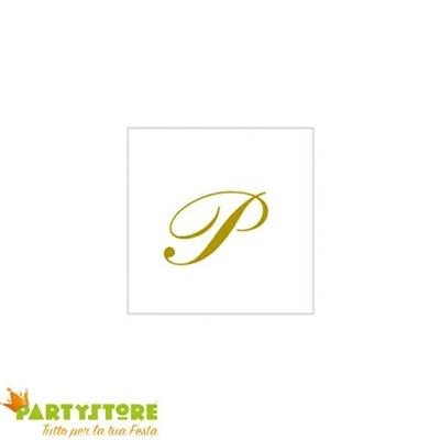 TOVAGLIOLI LETTERA P 25X25 20PZ