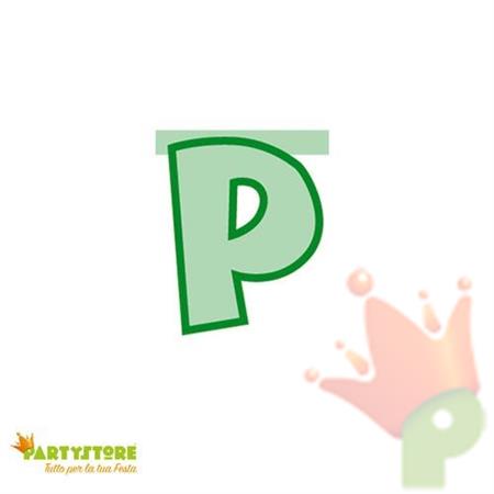 LETTERA PARTY P VERDE