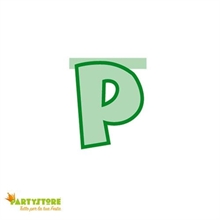 LETTERA PARTY P VERDE