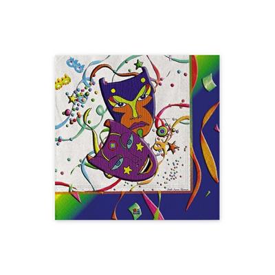 Tovaglioli 33x33 3v Carnevale 20pz