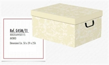 SCATOLA CAMBIO STAGIONE AVORIO 50X39X25CM