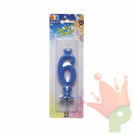 Candelina Maxi Celeste n. 6