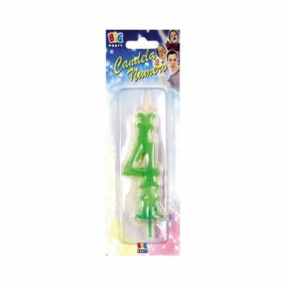 Candelina Maxi Verde Fluo n. 4