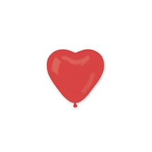 PALLONCINI 10INCH - 26CM CUORE ROSSO 12PZ