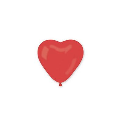 PALLONCINI 10INCH - 26CM CUORE ROSSO 12PZ
