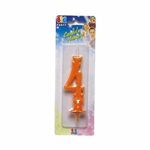 CANDELINA MAXI NUMERO 4 ARANCIO