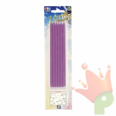 CANDELINE + SUPPORTO GLICINE 12pz