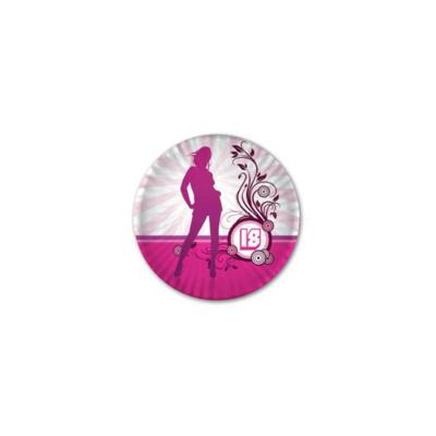 PIATTI 24 CM 18 ANNI GIRL 10 PZ
